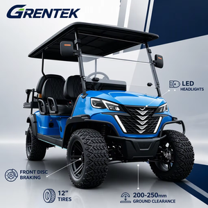 Voiture de golf tout-terrain neuve, meilleur prix, personnalisée, 4 places, électrique, certifiée CE pour les routes non publiques - Product Image 3