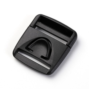 Plastic Buckle 32mm Black Adjustable <b>Snap</b> <b>Fastener</b> For Backpack Accessories - Product Image 2