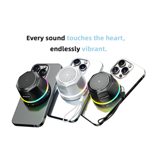 แท่นชาร์จตั้งโต๊ะแบบ all-in-one พร้อมลำโพงบลูทูธที่ชาร์จไร้สายผ่านการรับรองแบบ2-in-1และซาวด์บาร์ขนาดเล็กสำหรับบ้านสำนักงาน - Product Image 4