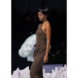 Suministro de ropa de alta calidad OEM Enzo Leo Vestidos formales Vietnam Estilo elegante Vestido de moda suave Moda para mujer - Product Image 6