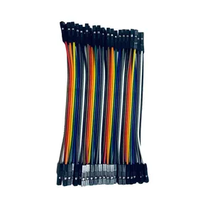 Breadboard Jumper Wires 40PIN 10CM Dupont Cable Kit Male To Female Multicolored Ribbon Cable Line Jumper Cable