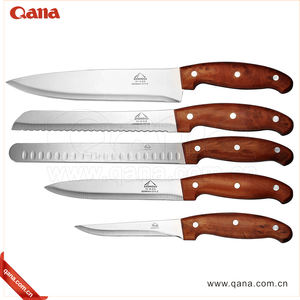 QANA fábrica OEM al por mayor mejor venta Japón conjunto de cuchillos de cocina cuchillo de carne <span class=keywords><strong>25pcs</strong></span> Damasco cuchillo de chef con caja de cuero - Product Image 3