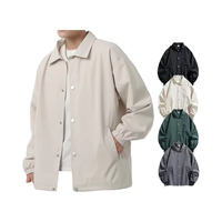 Blazer d'hiver décontracté pour hommes Manteau bouffant Fermeture à glissière Logo personnalisé Agrémenté Polyester rempli Coupe-vent Écologique XL