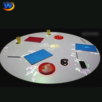 Proyección de Video Mapping 3D en Mesa de Comedor, Experiencia Inmersiva para Restaurantes, Animación Comercial para Interiores