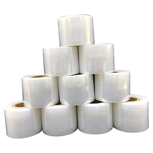 Rollo Jumbo de alta calidad, película de envoltura elástica de plástico PE, 50cm de ancho, superficie brillante, <span class=keywords><strong>Material</strong></span> BOPP/LDPE/POC, <span class=keywords><strong>PVC</strong></span> para manualidades de embalaje - Product Image 5