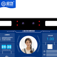 Máquina Todo en Uno Qigong con Reconocimiento Facial Inteligente, Lector de Tarjetas, Pago por Código QR, Medición de Temperatura y Windows 10