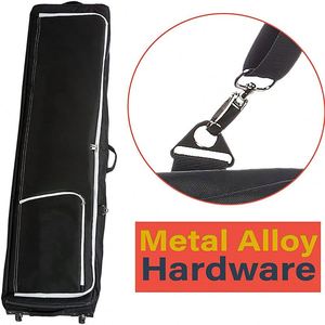 Free Sample BSCI Wholesale Custom Double-Board Fully Padded Ski <b>Backpack</b> Travel Bag New Design Ski Board Cover Bag With <b>Wheel</b> - Product Image 5