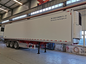 FengNiao Factory Price New 40T Refrigerator Semi Trucks Trailer 3 Axle <b>12</b> Wheel Diesel Euro 3 >450hp -10C - Product Image 2