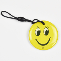 EM4305 T5577 RFID Dapat Ditulis Ulang 125kHz Kartu Pintar Proximity Epoxy Key Tag Tahan Air Kontrol Akses