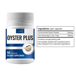 Compresse di Essenza di Ostrica Personalizzate con Zinco, Arginina e Magnesio per Migliorare la Densità Ossea, 60 Compresse per Adulti - Product Image 2