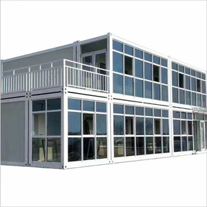 モダンな<span class=keywords><strong>2</strong></span>階建ての長期使用フラットパック小型コンテナシンプルなデザインのプレハブショッピングモール - Product Image 6