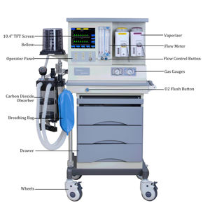 Anestesia inhalatoria porta til Anästhesie gerät für human iso zertifiziertes tragbares Anästhesie gerät - Product Image 6