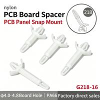 Entretoise PCB en nylon à clip simple longue durée 15,7 mm, à enfoncer, pour trou PCB de 4 mm, fixation rapide, entretoise de carte de circuit imprimé PA66 RoHS
