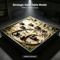 Modèle de table de sable militaire personnalisée