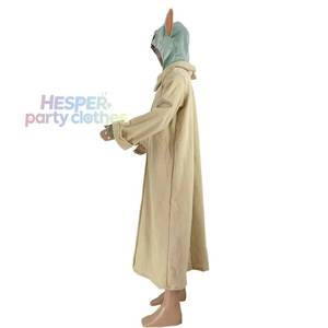 Disfraz de Halloween de Baby Yoda de HP Mandalorian, Conjunto de Cosplay Unisex de Personaje Alienígena para Adultos y Niños, Ideal para Espectáculos - Product Image 1