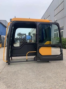 Excavadora de orugas con pieza de maquinaria de construcción de cabina de conductor con ruedas - Product Image 4