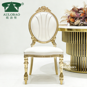 Sillas de Princesa Real de lujo con marco de acero inoxidable para novia y novio para sala de estar - Product Image 2