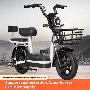 Tiêu chuẩn quốc gia mới 48V đôi pin xe đạp điện cho người lớn đi lại xe tay ga cảm biến công nghệ thép tích hợp pin - Product Image 2