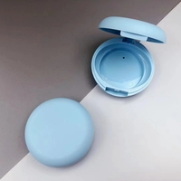 Emballage compact pour poudre de maquillage, nouvelle forme ronde et mignonne, étui compact pour le visage