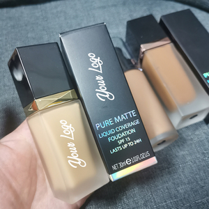 Factory Price <strong>Cosmetics</strong> Create Your Own <strong>Brand</strong> Vegan Makeup Private Label 5 Colors Liquid Foundation - Product Image 1