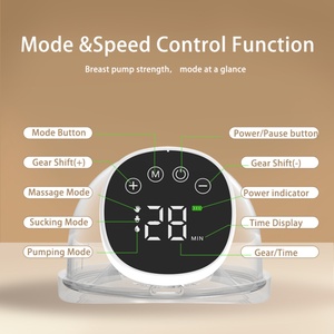 Accesorios de Alta Calidad para Extractor de Leche Materna, Extractor de Leche Eléctrico Inalámbrico Profesional, Manos Libres, Silencioso, con Vacío - Product Image 3