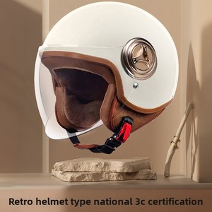 Điện Scooter Mũ Bảo Hiểm Unisex Tất Cả Các Mùa Mùa Đông An Toàn Nửa/Đầy Đủ Mũ Bảo Hiểm ABS Chất Liệu Cho Việc Làm - Product Image 2