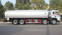 Camion-citerne QTD Huashen 8X4 27CBM pour le transport de liquides, 350HP, pour le rinçage de puits