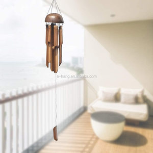 OEM 2021 carillons éoliens en <span class=keywords><strong>bambou</strong></span> naturel 30cm carillon éolien en tube de <span class=keywords><strong>bambou</strong></span> de nouveau style pour la maison et le jardin - Product Image 3