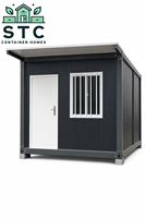 Bâtiment préfabriqué en acier de 20 pieds, démontable, modulaire, portable, pour bureau, studio, chambre d'hôtes