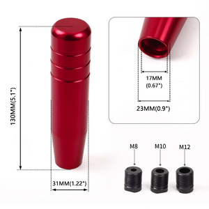 Aluminum Alloy Gear <b>Shift</b> <b>Knob</b> 13cm 18cm Ergonomic Car Modification Part - Product Image 4