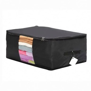 Conteneurs de rangement transparents et respirants pour vêtements, oreillers, literie et couvertures, grands formats, sous lit, avec fermetures éclair, certifiés BSCI - Product Image 2