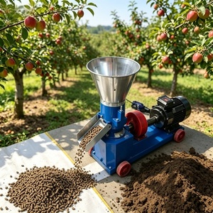 Peletizadora <span class=keywords><strong>de</strong></span> Alfalfa <span class=keywords><strong>de</strong></span> Matriz Plana <span class=keywords><strong>de</strong></span> Alta Eficiencia 60kg-5t/h para Pellets, Alimento para Ganado y Caballos - Product Image 3