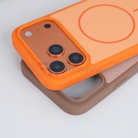 Coque de téléphone magnétique fine anti-traces de doigts antichoc en TPU+PC, finition mate douce de qualité supérieure, faible MOQ pour iPhone 17 Pro Max Samsung S25
