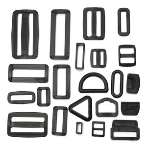 White Plastic Buckles 1cm 1.5cm 2cm 2.5cm 3.2cm 3.8cm 5cm For Bag Luggage <b>Adjustable</b> <b>Straps</b> Eco Friendly Solid Color - Product Image 5