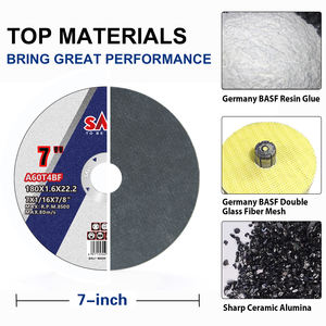 Disco de Corte Abrasivo de Metal SALI de 9 Pulgadas, 230*2*22.2mm, Personalizado OEM, Herramientas de Acero Inoxidable - Product Image 5