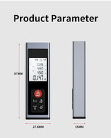 Niveau laser portatif, outil de mesure, télémètre laser 131 pieds, outil de mesure laser pour le bricolage et les améliorations domestiques