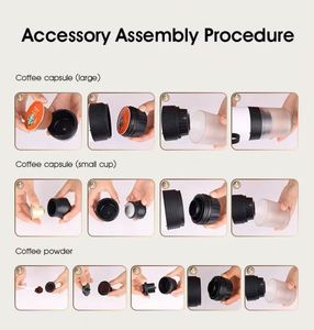 Cafetera Portátil con Autocalentamiento, Cafetera de Cápsulas para Viaje, Mini Cafetera Portátil para Café Frío y Caliente - Product Image 5