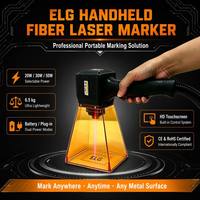 Nouvelle mini-machine de marquage au laser à fibre portative, gravure facile à utiliser, marquage de logo/date/numéro de série sur métal, marque ELG