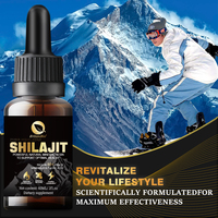 OEM/ODM Shilajit Drops Supplément liquide 60ml Soutien Santé optimale Résine minérale naturelle puissante