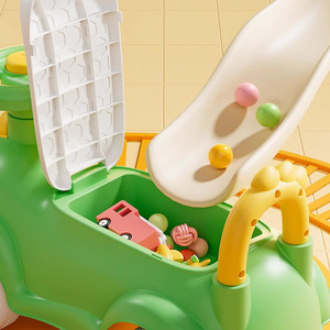 Voiture à roulettes pour tout-petits, rose, en plastique, avec lumières et musique, 0-3 ans, jouet pour filles - Product Image 4