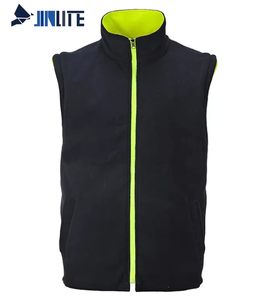 בגדי עבודה עמידים למים בהתאמה אישית, בד זוהר, 100% פוליאסטר, אפוד/מעיל מדים לאבטחה ובטיחות - Product Image 2