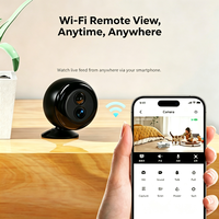 Caméra Intérieure Wi-Fi OiKay pour Sécurité Domestique 1080P 2M H.264 2.4G avec Stockage Cloud, Détection Humaine PIR, 65 Jours d'Autonomie en Veille