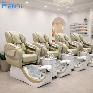 Schönheitssalon-Möbel Elektrischer <span class=keywords><strong>Massage</strong></span>-Fußbad-Pedikürestuhl mit Schüssel - Product Image 1