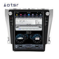 Ecran Tesla Android 9.0 pour Toyota Camry Aurion 2012-2017 Car Multimedia GPS Navigation Radio Player