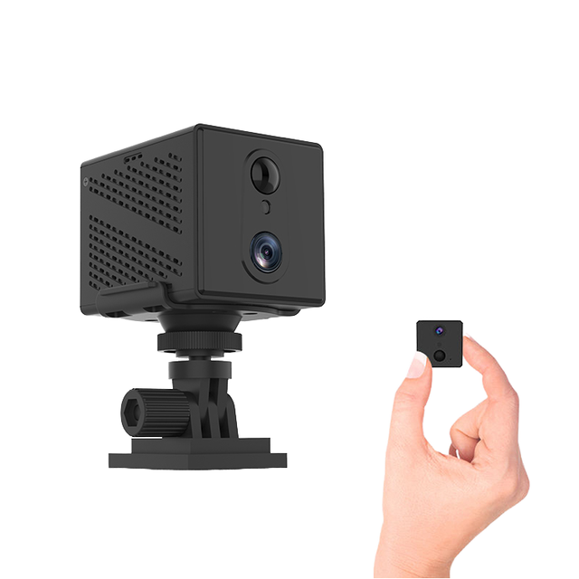 Hot Selling 1080p Mini Camera App Rechargeable Smaller Size Night Version PIR Detection 4G Wifi CMOS Memory/SD Card