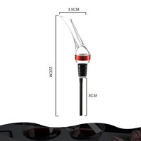 Aérateur de vin de qualité supérieure qui se fixe à la bouteille pour améliorer la saveur, verseur aérateur pour bouteilles de vin, bec verseur décanteur