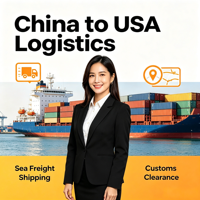 Fret maritime en conteneur LCL avec DDP, transit de 15 à 25 jours de la Chine vers les États-Unis pour les grandes quantités de marchandises Amazon FBA