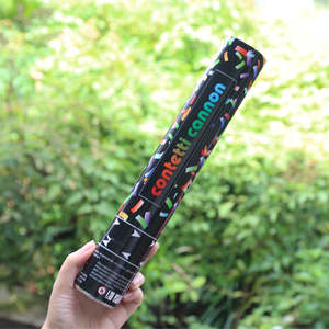 Cannon à confettis portable Confettis multicolores Party Popper pour la remise des diplômes d'anniversaire de mariage - Product Image 4
