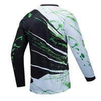Combinaison de descente par sublimation OEM pour hommes, vêtements de descente tout-terrain à manches longues, teinture étourdissante, vêtements de moto à séchage rapide