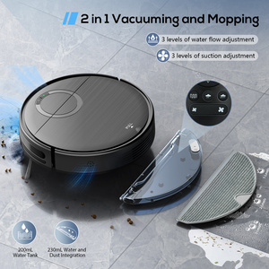 Teendow T7S Sweeping Robot <b>Mop</b> 1600Pa 2600Mah Aspirateur Smart Vacuum Cleaner With Charging Station Smart Vacuum Cleaner Robot - Product Image 3